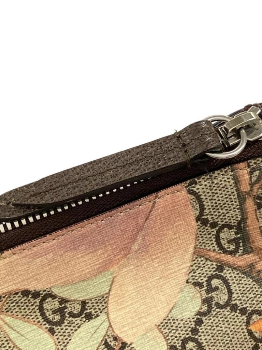 GUCCI Gucci Tian 406408 Dark Brown Beige Multi PVC Leather Shoulder Bag - Picture 7 of 15